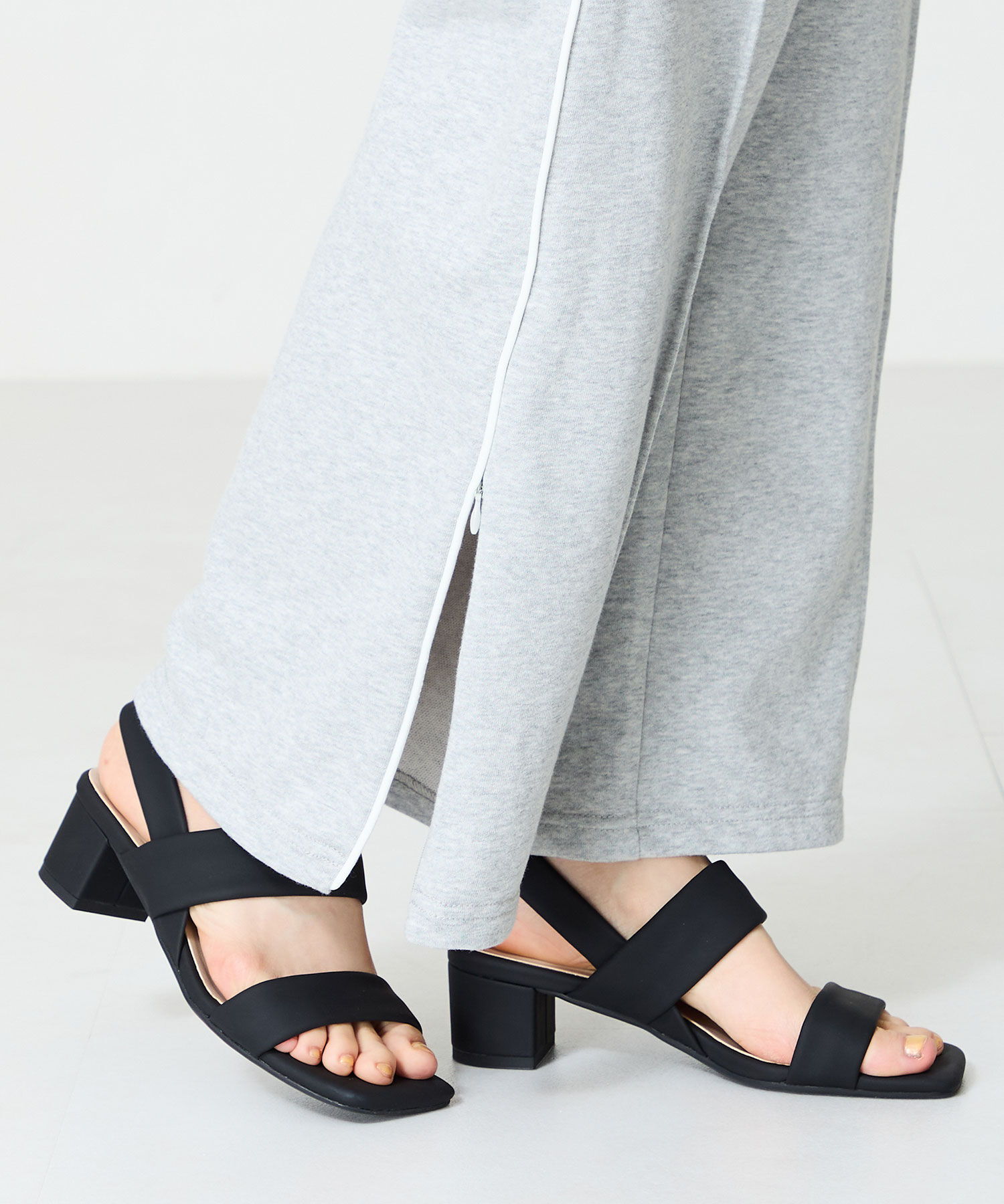 WA Oriental TRaffic「●2025春夏新作●ソフトレザーダブルベルトサンダル/52208 柔らかい 人気 フィット トレンド」|サンダル|