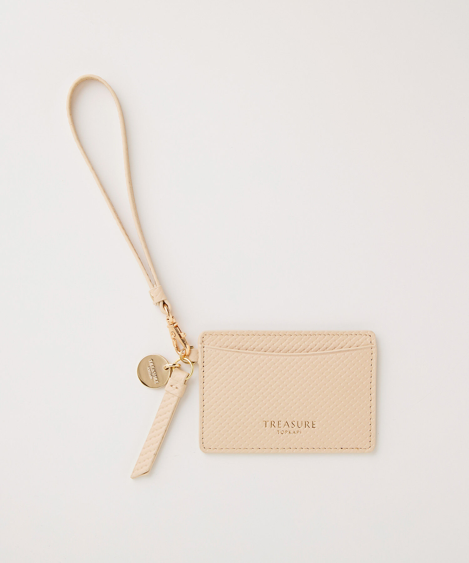 TOPKAPI BREATH「【TREASURE TOPKAPI】クロスエンボス レザー パスケース」|その他|