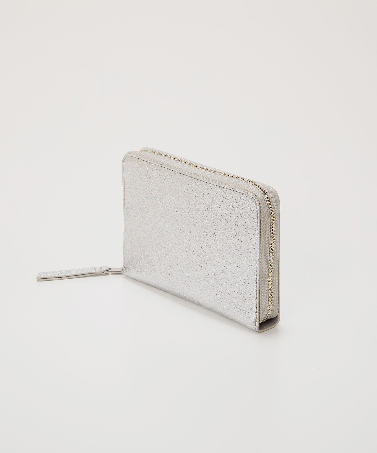 TOPKAPI BREATH「【TREASURE TOPKAPI】ウォッシュド レザー メタリック ラウンドファスナー 二つ折り財布/パスポート対応」|財布|