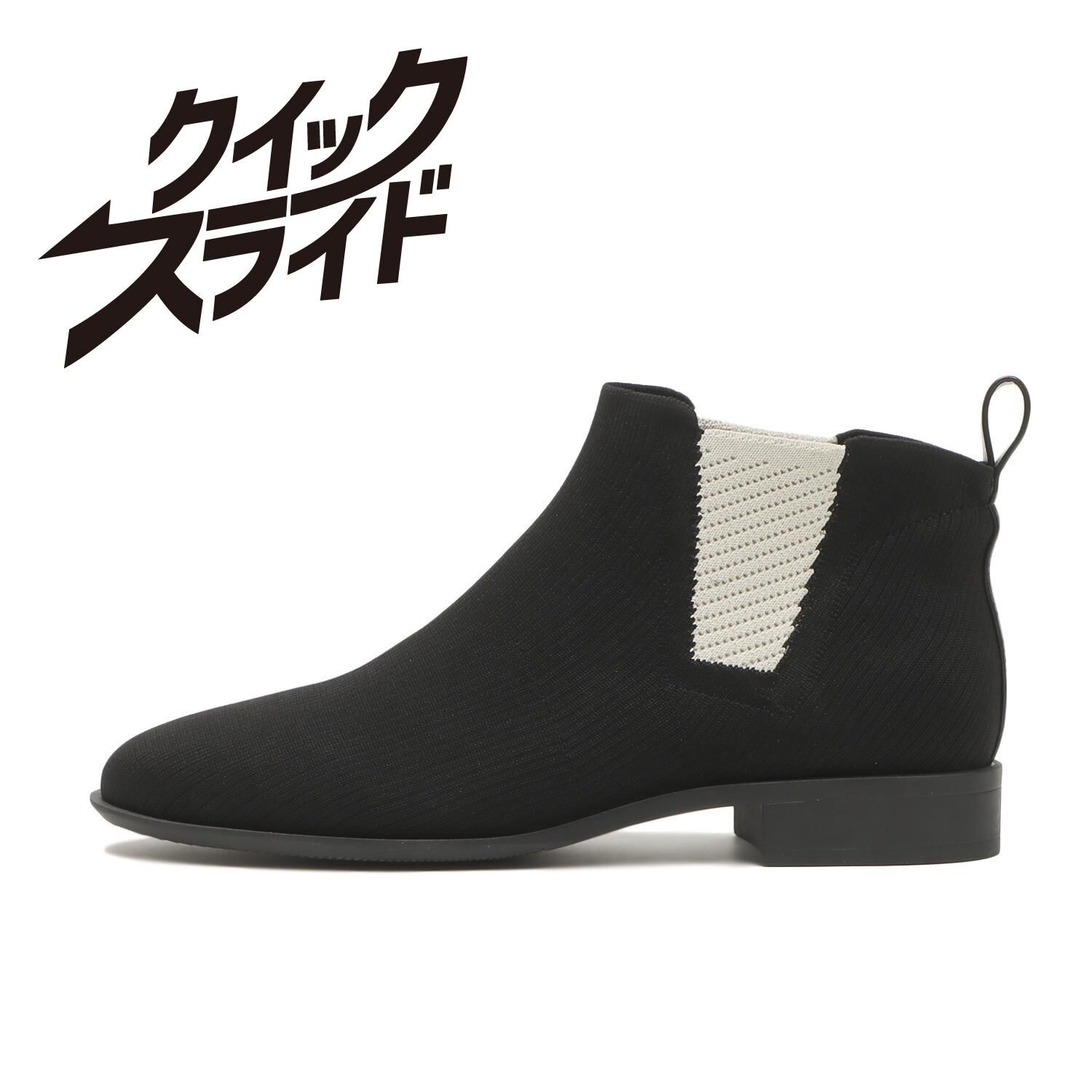 ABC SELECT「【ABC SELECT】SIDE GORE KNIT2.5」|スニーカー|ブラック