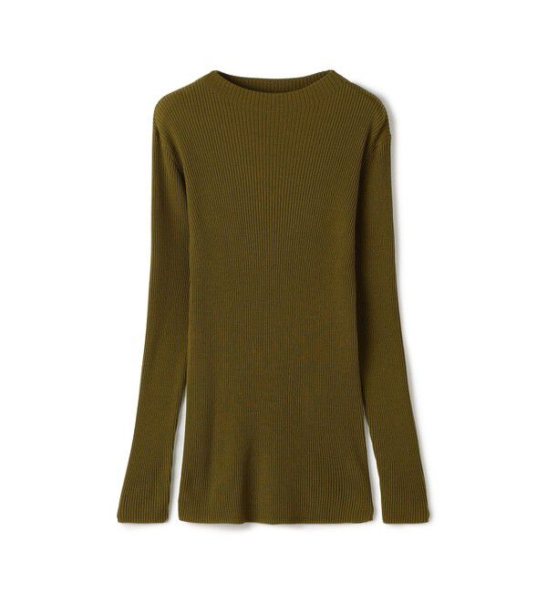 プルミエールウールリブ ボトルネックプルオーバー（GALERIE VIE