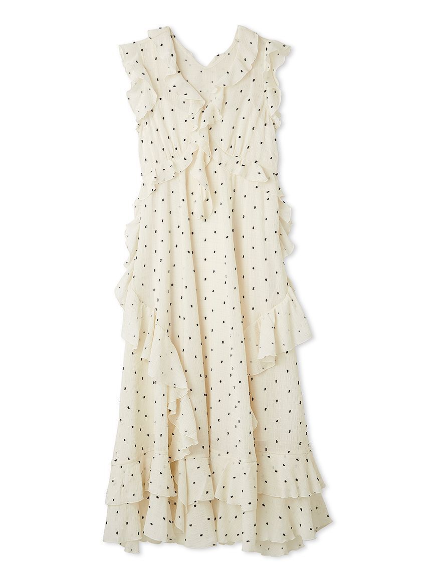 ラッフルフリルフレアワンピース（LILY BROWN）｜ルミネのファッション