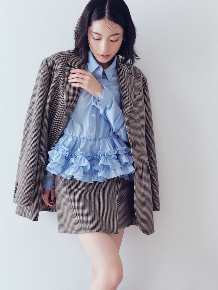 ホイップフリルヘムブラウス（LILY BROWN）｜ルミネのファッション通販