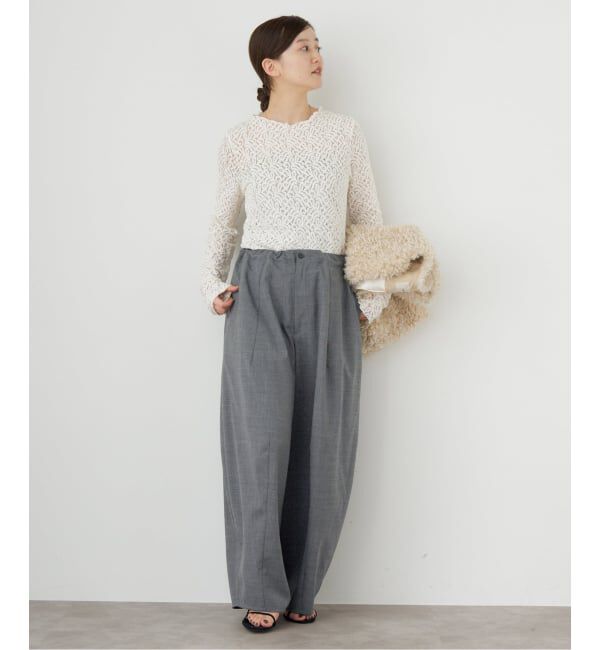 新品　IENA イエナ　コクーンパンツ　36 グレー　タグ付き　完売品 新品 IENA イエナ コクーンパンツ 36 グレー タグ付き 完売品