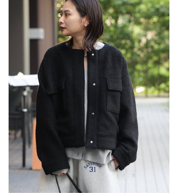 値下げ！タグ付　25AW ジャーナルスタンダード　シープパイルクロップジャケット シープパイルクロップジャケット（JOURNAL STANDARD）｜ルミネの