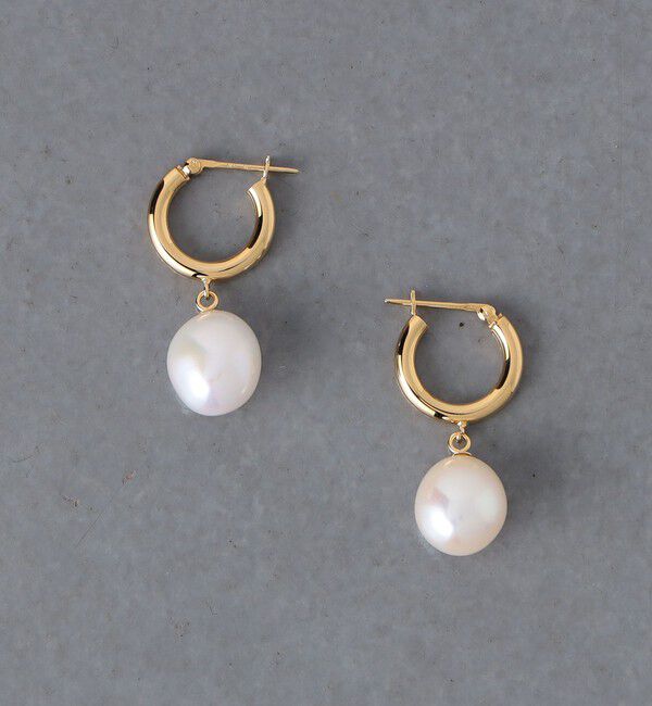 UNITED ARROWS「＜MARIHA＞月の夢 PRL フープピアス」|ピアス|GOLD