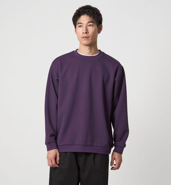 UNITED ARROWS green label relaxing「ツイル パフ クルーネック カットソー」|Tシャツ・カットソー|