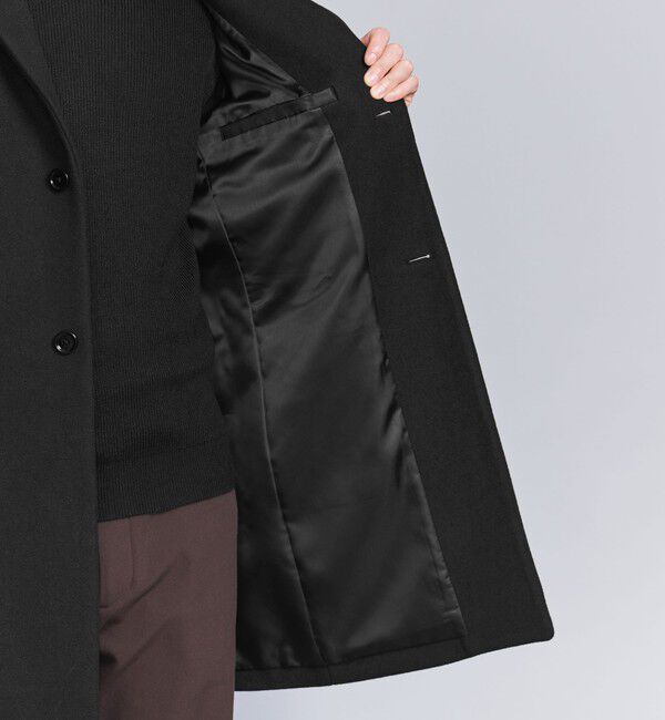 BEAUTY&YOUTH UNITED ARROWS「【WEB限定 WARDROBE SMART】PE メルトン チェスターコート」|チェスターコート|