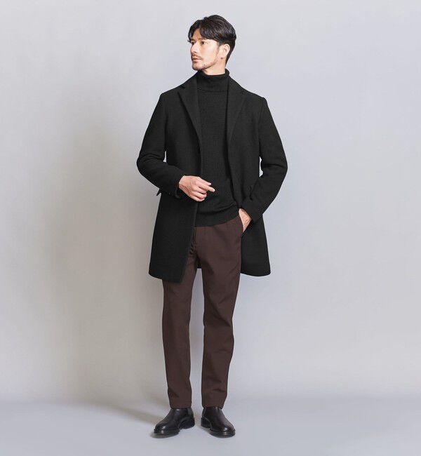 BEAUTY&YOUTH UNITED ARROWS「【WEB限定 WARDROBE SMART】PE メルトン チェスターコート」|チェスターコート|