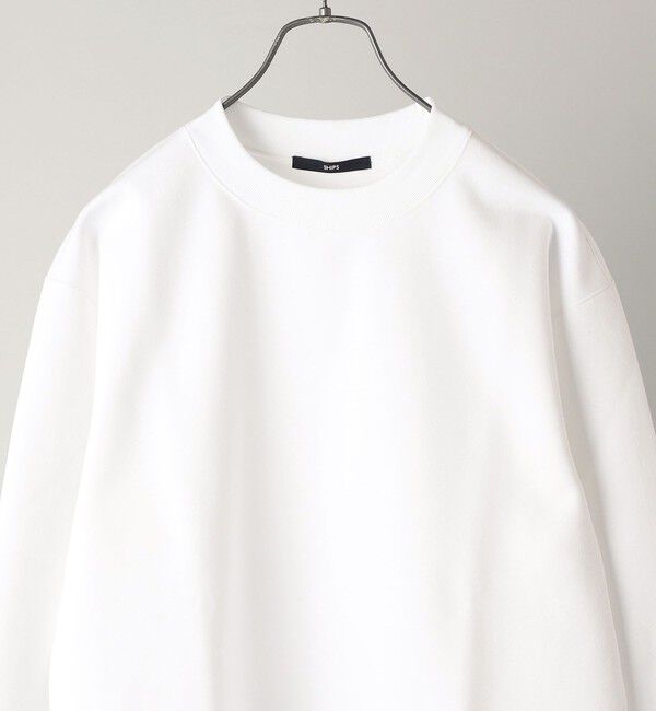SHIPS「SHIPS:  ハイゲージ クルーネック ダンボールニット 長袖Tシャツ」|Tシャツ・カットソー|