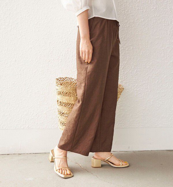 SHIPS for women「〈手洗い可能〉 ツイル ドロスト パンツ◇」|その他|