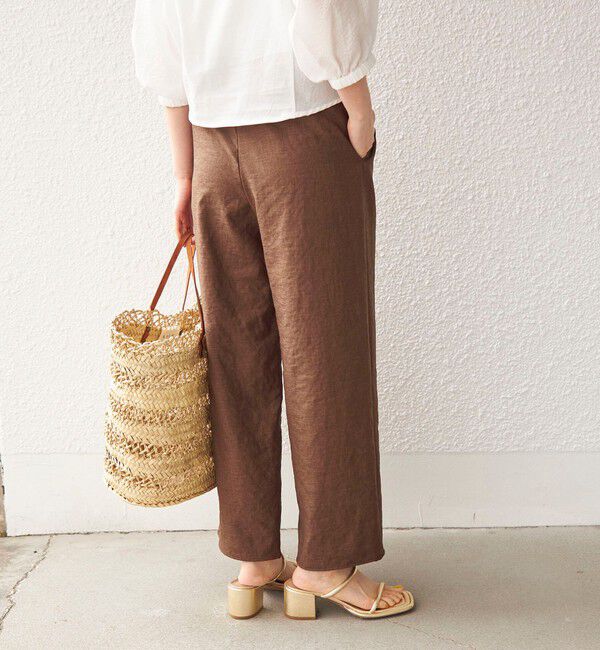 SHIPS for women「〈手洗い可能〉 ツイル ドロスト パンツ◇」|その他|