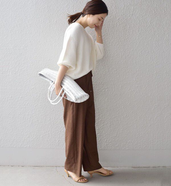 SHIPS for women「〈手洗い可能〉 ツイル ドロスト パンツ◇」|その他|