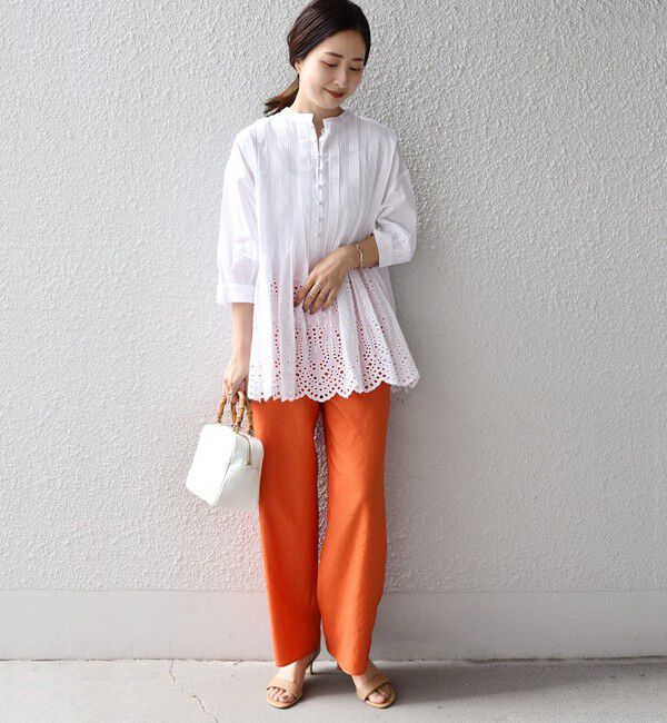 SHIPS for women「〈手洗い可能〉 ツイル ドロスト パンツ◇」|その他|