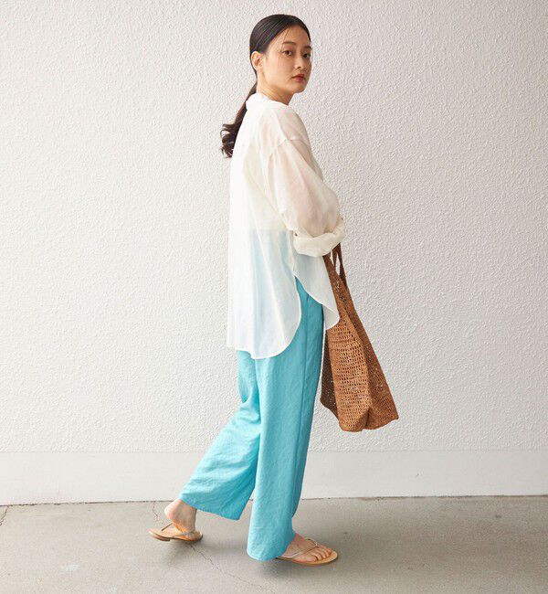 SHIPS for women「〈手洗い可能〉 ツイル ドロスト パンツ◇」|その他|