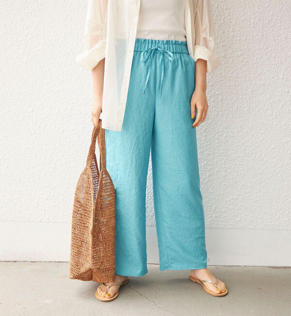 SHIPS for women「〈手洗い可能〉 ツイル ドロスト パンツ◇」|その他|