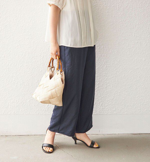SHIPS for women「〈手洗い可能〉 ツイル ドロスト パンツ◇」|その他|