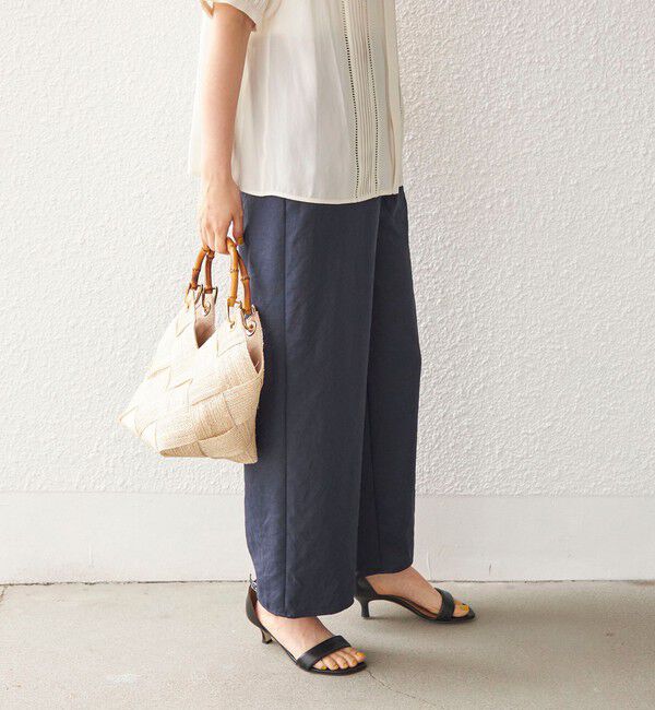 SHIPS for women「〈手洗い可能〉 ツイル ドロスト パンツ◇」|その他|