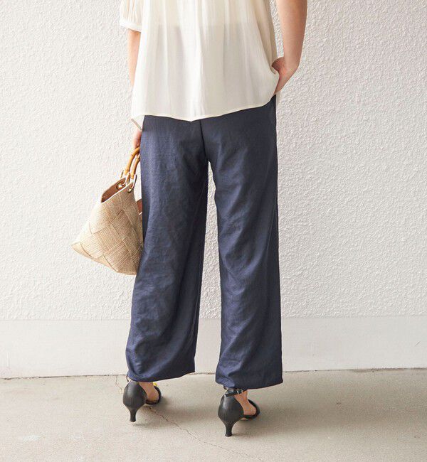 SHIPS for women「〈手洗い可能〉 ツイル ドロスト パンツ◇」|その他|