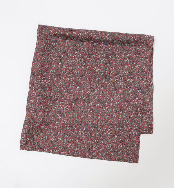 SHIPS「BATEAUX DE SHIPS: シルク プリント スカーフ」|バンダナ・スカーフ|