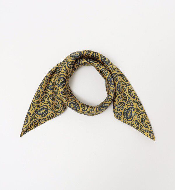 SHIPS「BATEAUX DE SHIPS: シルク プリント スカーフ」|バンダナ・スカーフ|