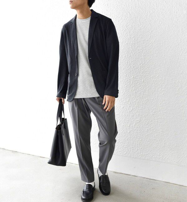 SHIPS any「SHIPS any:〈洗濯機可能〉ライト ニット ジャケット 25SS◇」|テーラードジャケット|