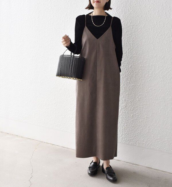 SHIPS for women「〈手洗い可能〉Iライン キャミ ワンピース」|ワンピース|