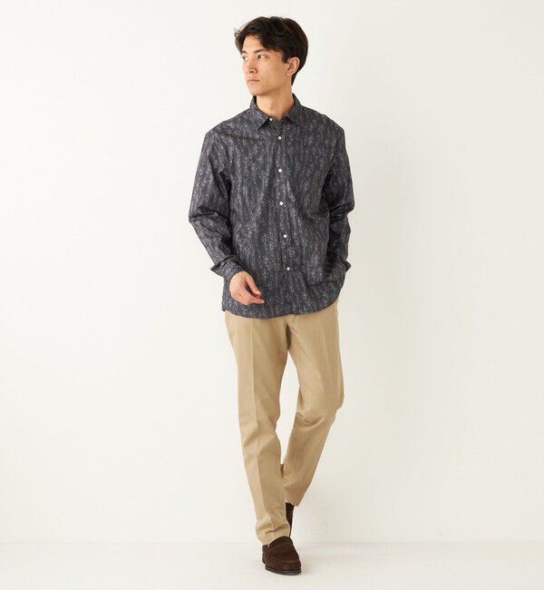 SHIPS Colors 「SHIPS Colors:〈洗濯機可能〉ヒビヤカダン プリント ロングスリーブ シャツ」|シャツ・ブラウス|