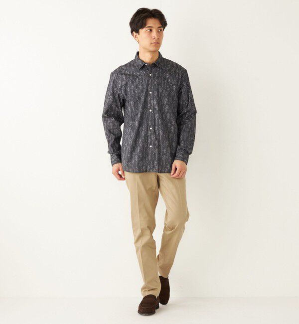 SHIPS Colors 「SHIPS Colors:〈洗濯機可能〉ヒビヤカダン プリント ロングスリーブ シャツ」|シャツ・ブラウス|