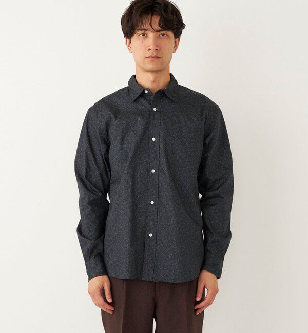 SHIPS Colors 「SHIPS Colors:〈洗濯機可能〉ヒビヤカダン プリント ロングスリーブ シャツ」|シャツ・ブラウス|