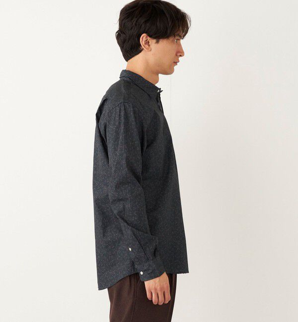 SHIPS Colors 「SHIPS Colors:〈洗濯機可能〉ヒビヤカダン プリント ロングスリーブ シャツ」|シャツ・ブラウス|