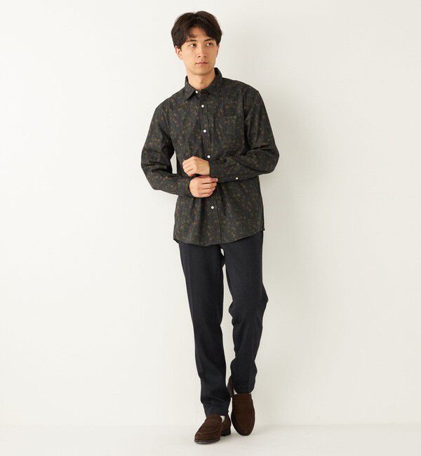 SHIPS Colors 「SHIPS Colors:〈洗濯機可能〉ヒビヤカダン プリント ロングスリーブ シャツ」|シャツ・ブラウス|