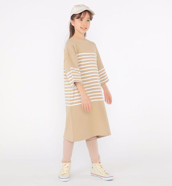 SHIPS KIDS「SHIPS KIDS:145～170cm /〈接触冷感/UVカット〉リブ レギンス」|レギンス・スパッツ|