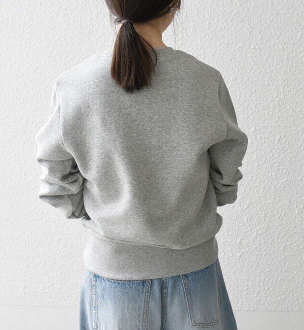 SHIPS any「《一部追加予約》SHIPS any:〈手洗い可能〉裏起毛 ビジュー クルーネック コンパクト プルオーバー」|スウェット・ジャージ|