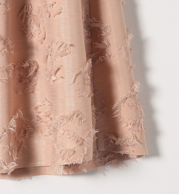 SHIPS any「SHIPS any:〈手洗い可能〉フラワー カット ジャカード  ボリューム スカート」|スカート|