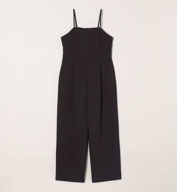 quaranciel「quaranciel:〈洗濯機可能〉ダブルクロス テーパード サロペット（セットアップ対応）」|オールインワン|