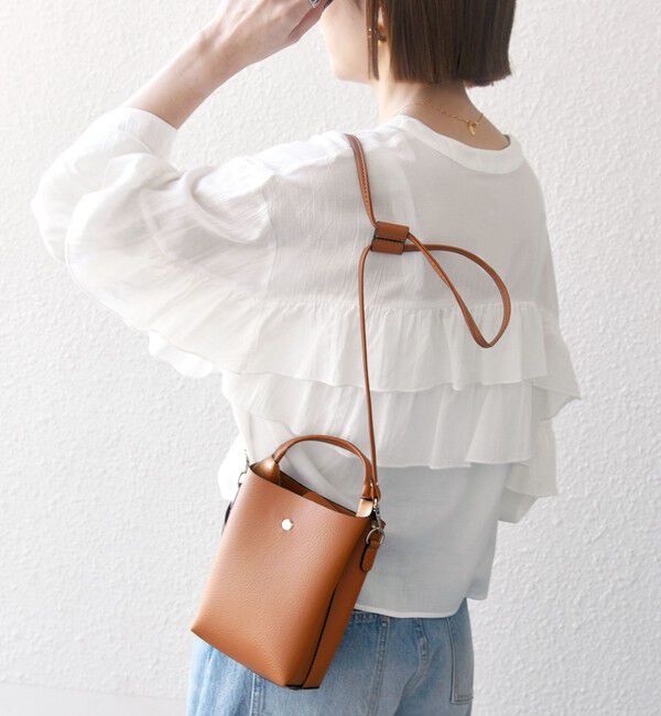 SHIPS any「SHIPS any:〈洗濯機可能〉シアー ボイル フリル バンドカラー シャツ ブラウス」|シャツ・ブラウス|