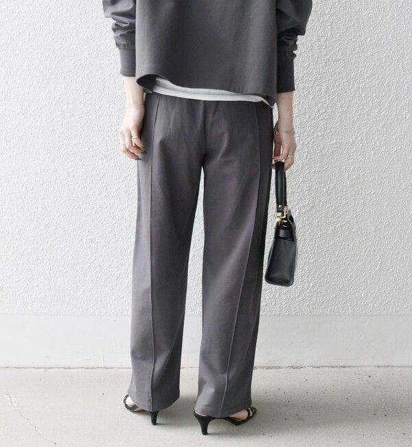 SHIPS any「SHIPS any:〈洗濯機可能〉インレイ ピンタック ストレッチ イージー パンツ」|その他|