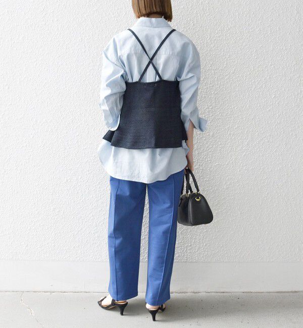 SHIPS any「SHIPS any:〈洗濯機可能〉インレイ ピンタック ストレッチ イージー パンツ」|その他|