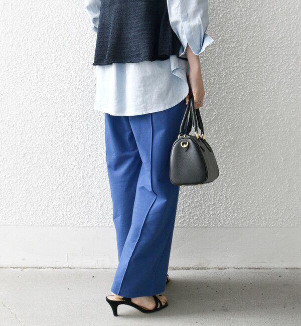 SHIPS any「SHIPS any:〈洗濯機可能〉インレイ ピンタック ストレッチ イージー パンツ」|その他|