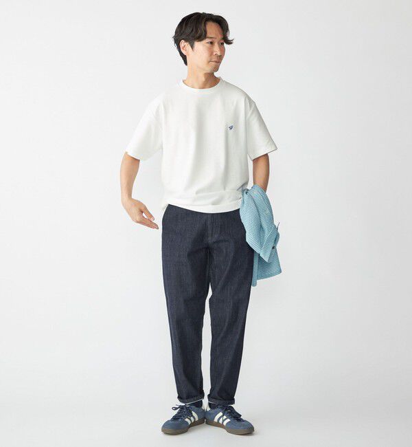 SHIPS「【WEB限定】SHIPS: メランジ カノコ クルーネック Tシャツ (半袖)」|Tシャツ・カットソー|