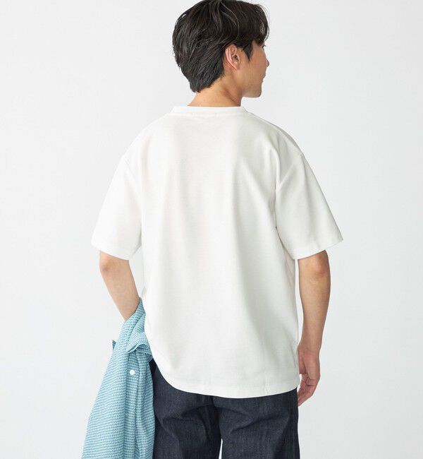 SHIPS「【WEB限定】SHIPS: メランジ カノコ クルーネック Tシャツ (半袖)」|Tシャツ・カットソー|