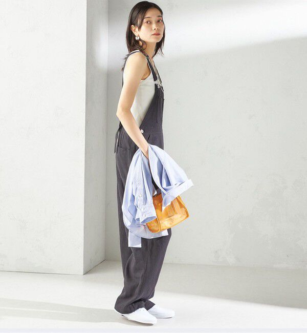 SHIPS for women「《予約》〈手洗い可能〉麻 コットン オールインワン」|オールインワン|