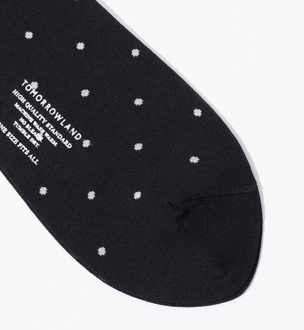 TOMORROWLAND GOODS「TOMORROWLAND コットンナイロン ドットソックス」|ソックス|