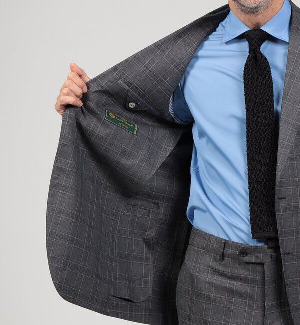 TOMORROWLAND MENS「ウールシルクポリウレタン シングル2Bテーラードジャケット MOOVING」|テーラードジャケット|