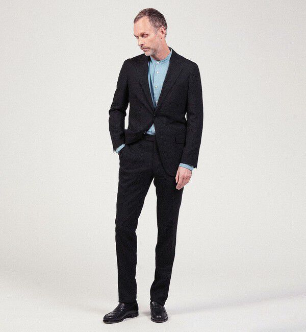 TOMORROWLAND MENS「ウールシルクポリウレタン シングル2Bテーラードジャケット MOOVING」|テーラードジャケット|