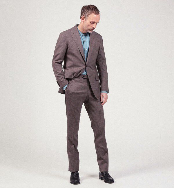 TOMORROWLAND MENS「ウールシルクポリウレタン シングル2Bテーラードジャケット MOOVING」|テーラードジャケット|