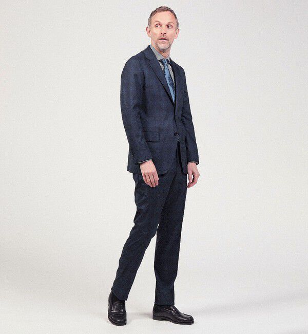 TOMORROWLAND MENS「ウールシルクポリウレタン シングル2Bテーラードジャケット MOOVING」|テーラードジャケット|