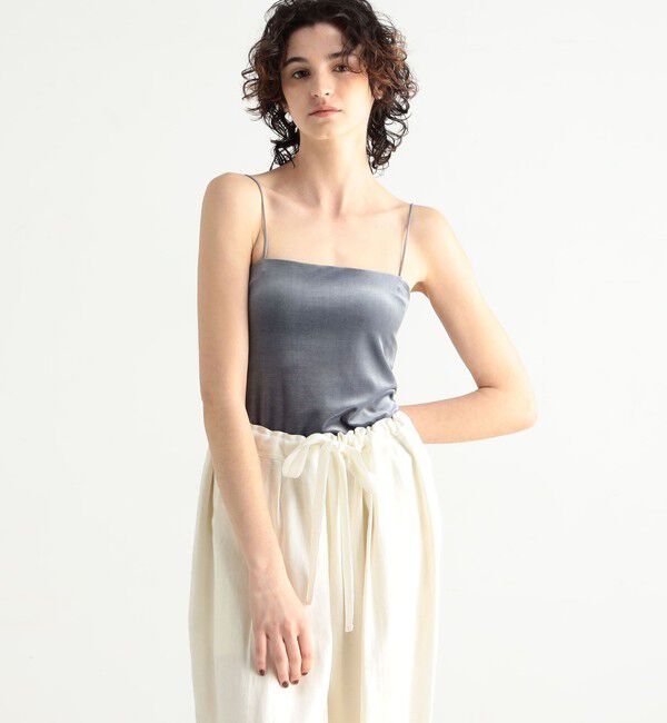 BACCA「inner piece ベロアジャージー カップインキャミソール」|Tシャツ・カットソー|