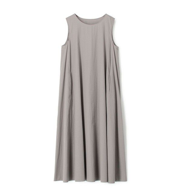 GALERIE VIE「コンパクトコットンツイル ノースリーブマキシワンピース」|ワンピース|15 グレー